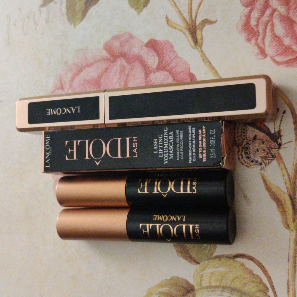 Lancôme Idôle Lash Lifting Volumizing Mascara Bundle-3 Minis & 1 Full Size